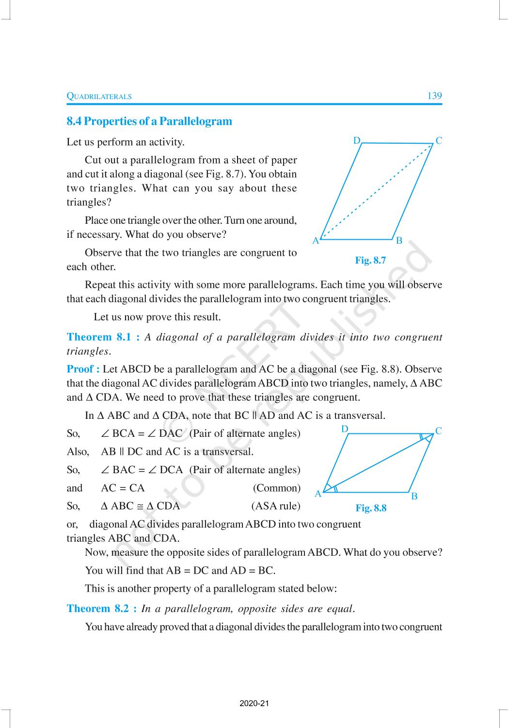case study on quadrilaterals class 9